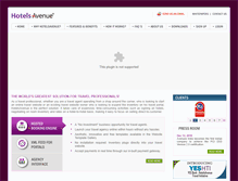 Tablet Screenshot of hotelsavenue.com